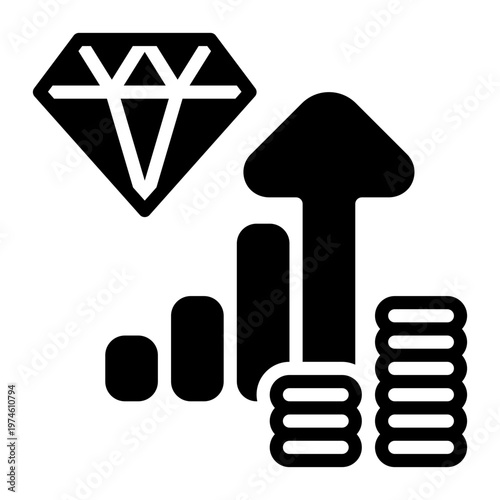 Assets icon, glyph icon style