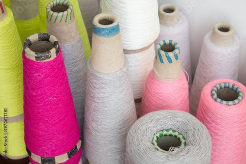 Fototapeta spools of thread
