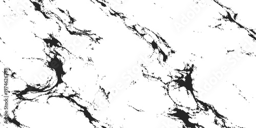 Abstract grunge background featuring black ink splashes and paint splatters on a dirty paper texture with a spray brush border and vector liquid stain design