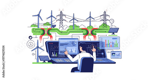 Renewable Energy Control Center Operator Monitoring Systems.