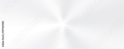 A sleek, symmetrical background with a radial silver gradient mimicking polished, spun metal.