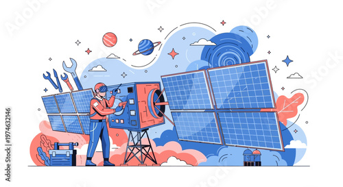 Satellite Repair and Maintenance in Space Exploration.