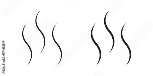 Aroma icon design vector. Flat and line vector Icon Design