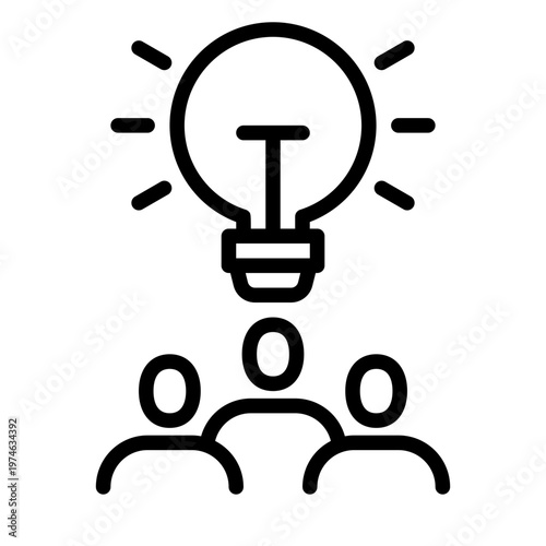 Brainstorm icon Vector Illustration 