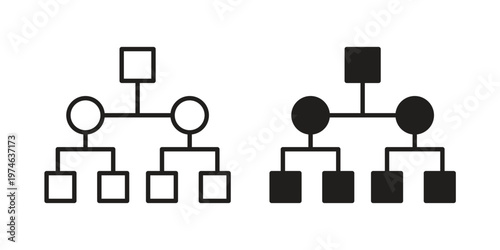 classification icon design vector. Flat and line vector Icon Design
