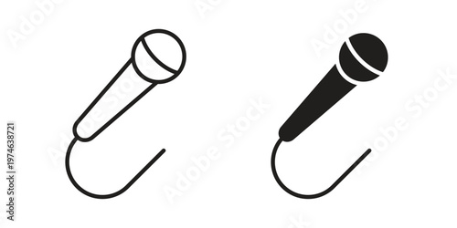 Concert icon design vector. Flat and line vector Icon Design