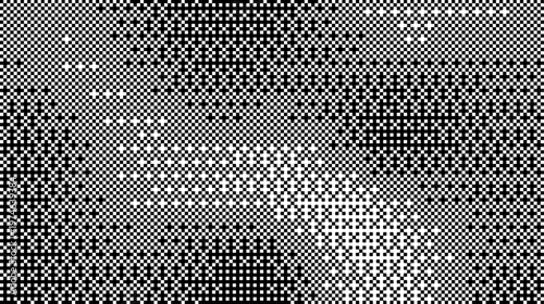 Abstract bitmap halftone texture shows pixelated gradient gradation with dither effect.Retro y2k game computer tech techno vibe, vintage cyberpunk grain noise bit pixel art feel, digital mood glitch.
