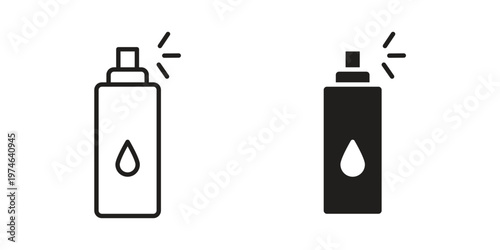 deodorant icon design vector. Flat and line vector Icon Design
