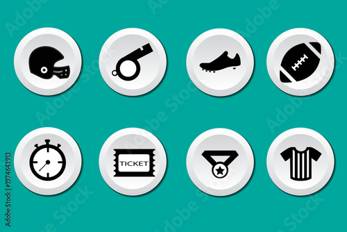 Sport Line Editable Icons set. Sport icons Pixel perfect. Contain baseball, basketball, soccer, and other sports
