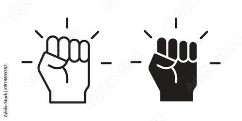 Empowerment icon design vector. Flat and line vector Icon Design