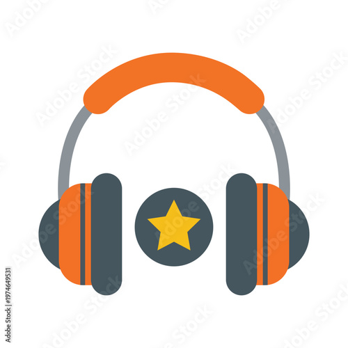 Digital Soundscape: A visual representation of high-fidelity audio, with a pair of sleek, modern headphones as the focal point.