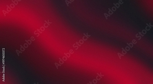 Deep gradient transition from vibrant red to deep black on a smooth surface illustration