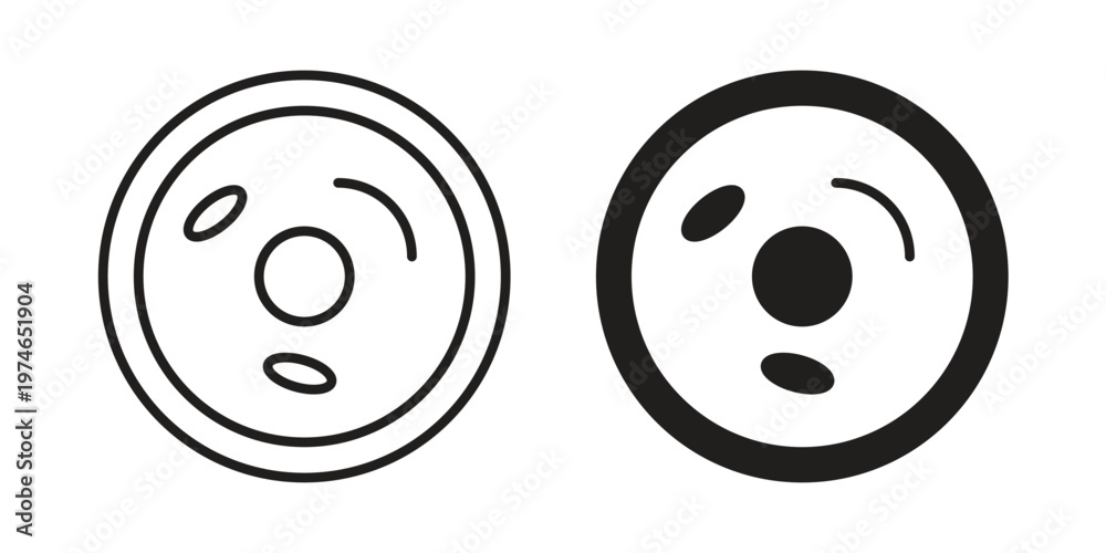 Foto Human cells icon design vector. Flat and line vector Icon Design