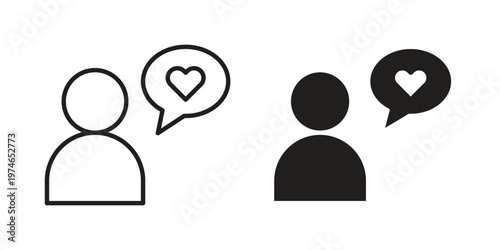 Influencer icon design vector. Flat and line vector Icon Design