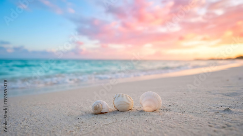 sea shells on the beach