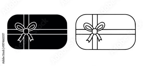  Gift Card Vector Icon Surprise Symbol Stock Vector 