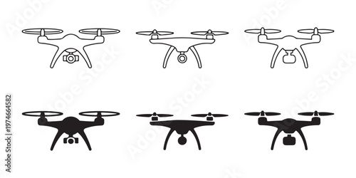 Hunting icons set for outdoor activity sport vector illustration collection rifle crossbow deer duck binoculars.