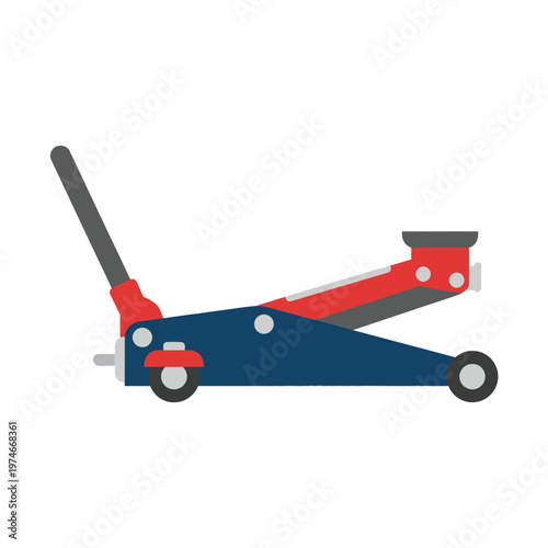 Hydraulic Floor Jack for Vehicle Lifting and Maintenance.