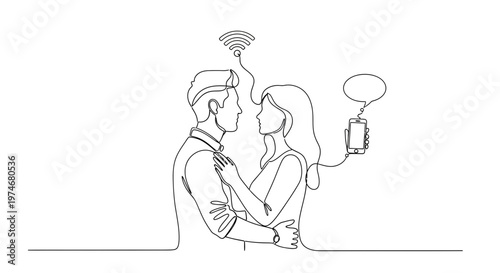 Couple in love holding each other.