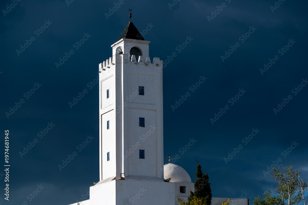 Obraz premium Mosquée un jour d'orage