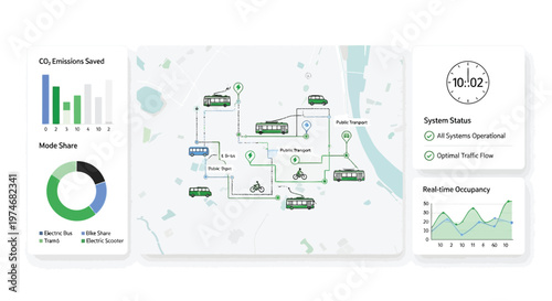 Network Infrastructure Diagram with Performance Analytics and System Status.