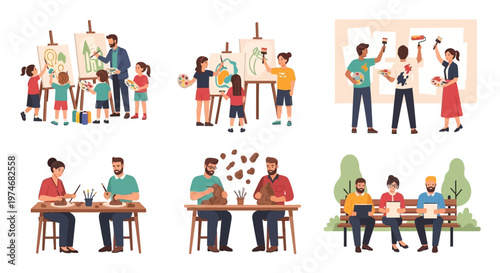 Creative Art Classes for All Ages: Painting, Pottery, and Outdoor Learning