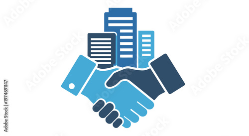 Business handshake partnership agreement.