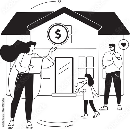 man and woman in the house