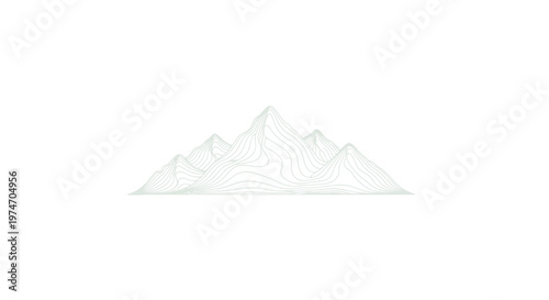 Mountain Range Landscape Peak Geology.