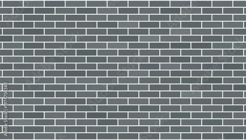 Minimalist seamless grey brick wall pattern texture background for industrial architectural interior design and wallpaper
