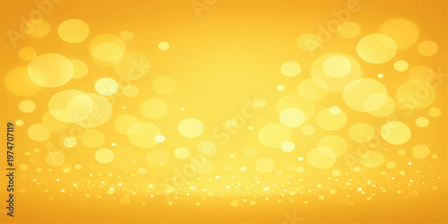 Golden Bokeh Holiday Glow Background