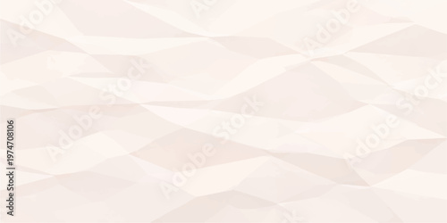 Abstract white silk paper texture with wrinkles and creases