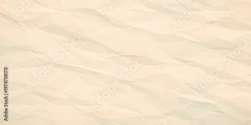 Crumpled Old Brown Paper Texture Background