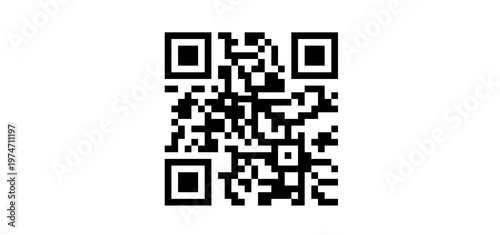 Foto QR code in transparent image