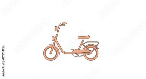 Vintage Pink Childrens Tricycle Bicycle.