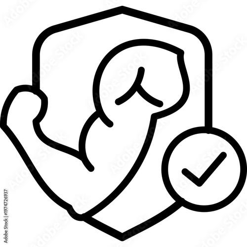 High Protein line icon