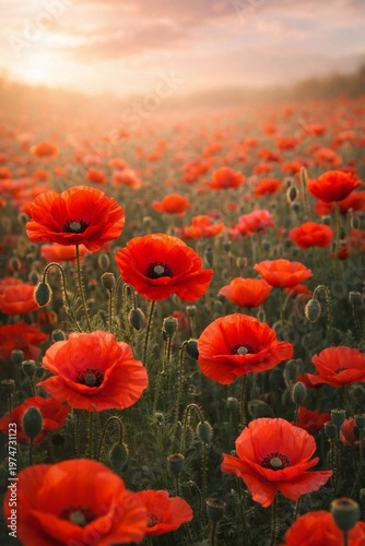 field of poppies