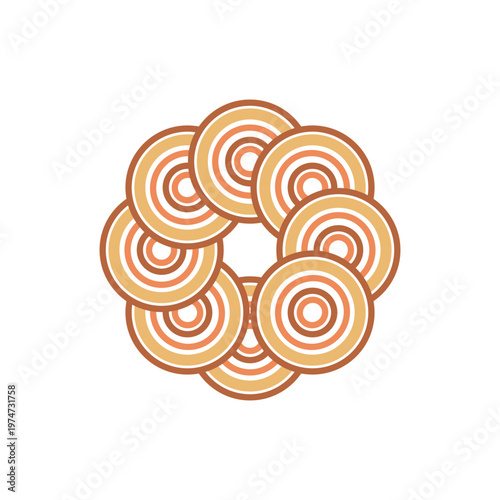 Vesak pattern element design