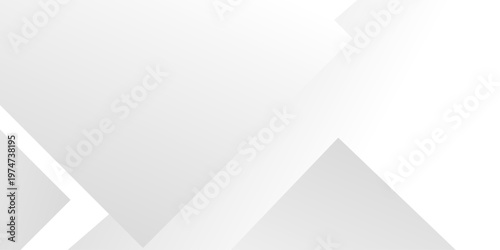 Abstract minimal geometric white and gray light banner pattern. White and grey modern minimalistic pale geometric. Geometric triangular or polygonal line shapes, stylist geometric line background.
