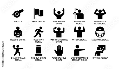 American football referee signals: illustrated guide to whistle, flags, and hand gestures