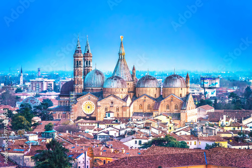 Wallpaper Mural Padova, Italy. The Basilica of St Anthonyi n Padova evening view from abov Torontodigital.ca