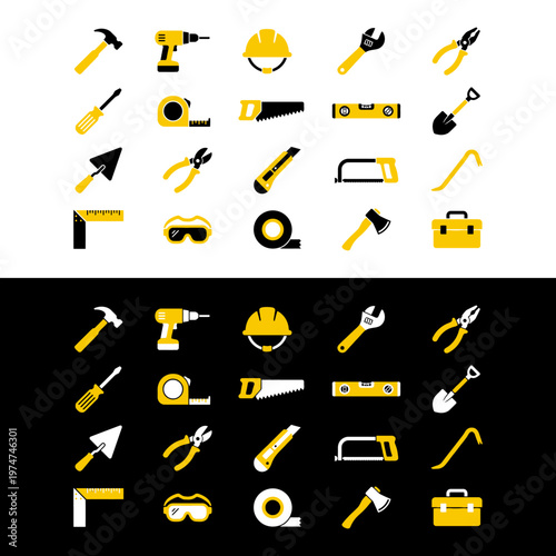 Collection of various hand tools.