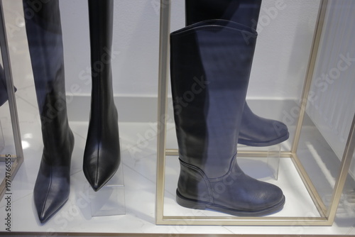 A showcase women's shoes store.