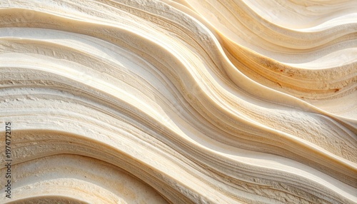 Abstract flowing waves of natural wood grain texture background.