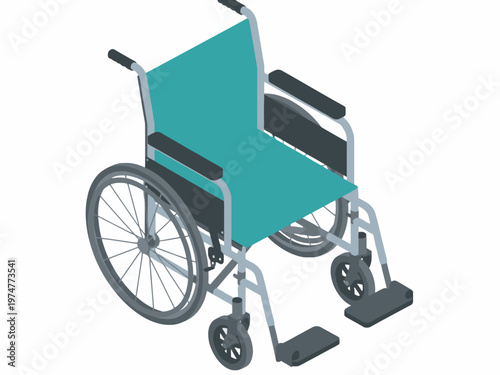 Isometric Wheelchair Medical Mobility Equipment for Disabled People