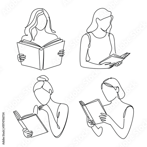 Four women in black dresses performing ballet dance moves