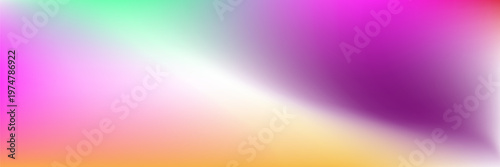 Abstract blur holographic rainbow foil iridescent panoramic background