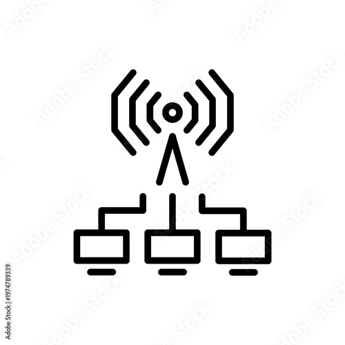 WLAN Line Icon