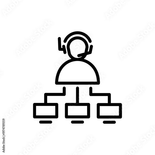 Online Support Line Icon