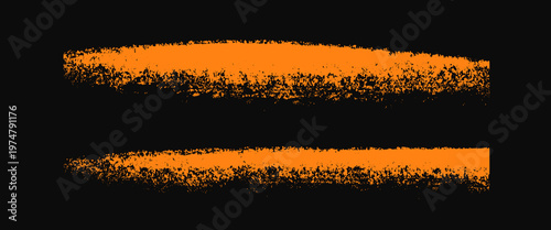 Vibrant orange  brush strokes texture abstract background